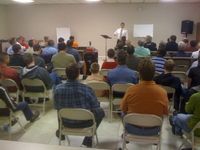 Speaking at Grace Baptist